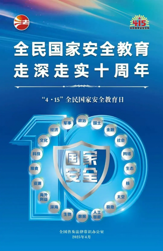 415全民国家安全教育日 | 全民国家安全教育，走深走实十周年